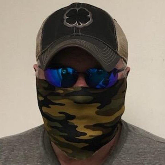 Face Mask 6 NEW Camo Cloth Fabric Cover - Picture 2 of 8